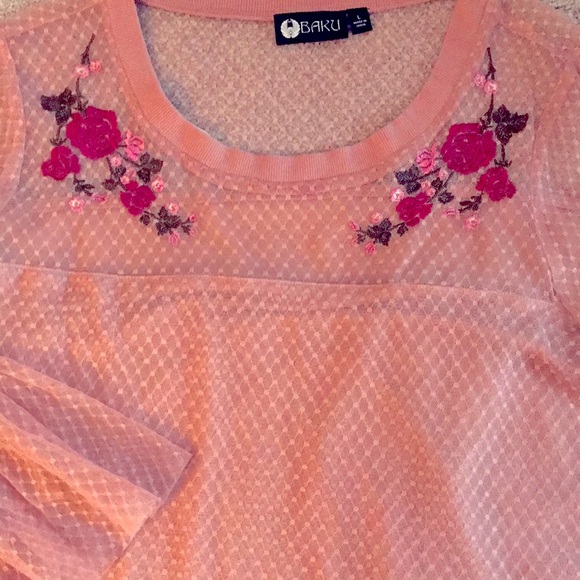 ❤️ New Dusty Pink Floral Blouse - Picture 8 of 8